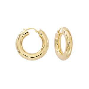 Classic Hoop Gold Earrings