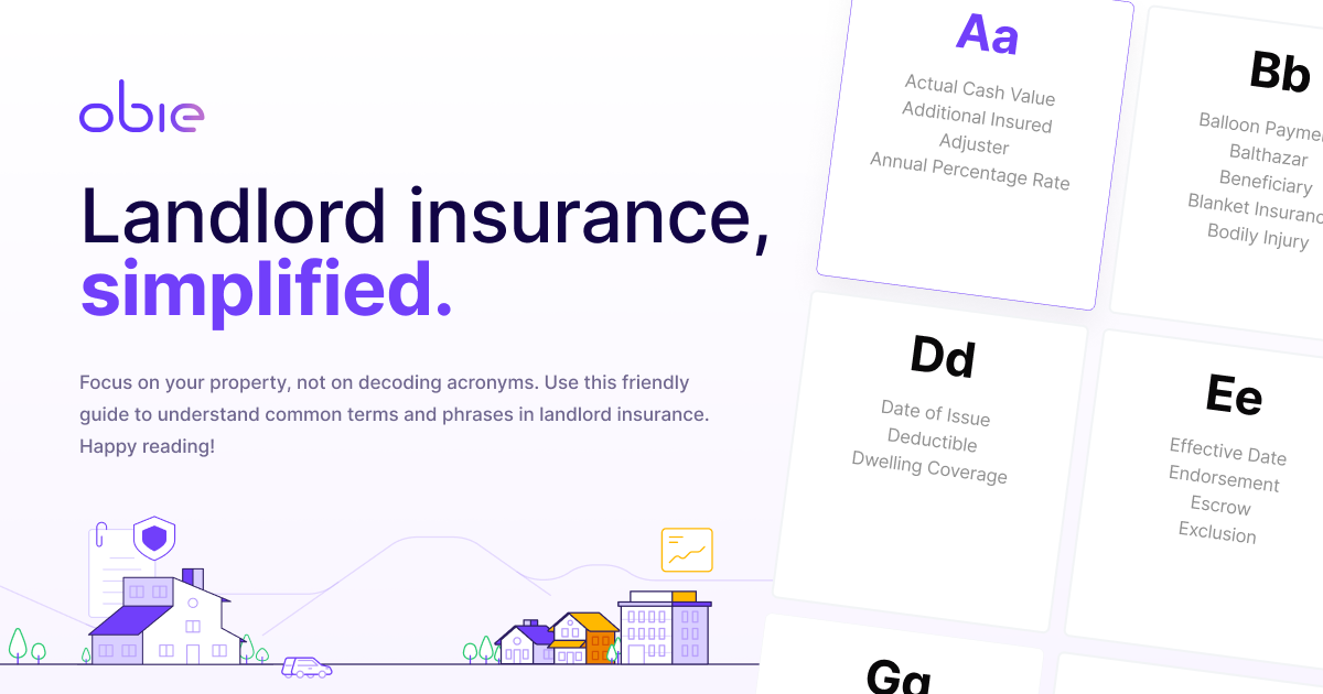 Obie Landlord Insurance