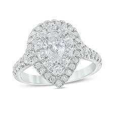 Zales Pear-Shaped Engagement Ring